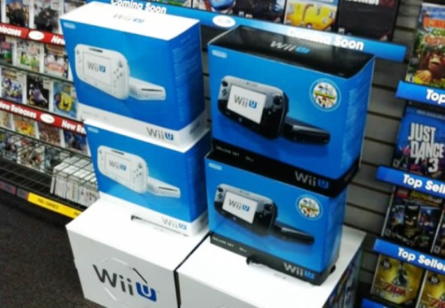 Nintendo Wii U in un Game Stop