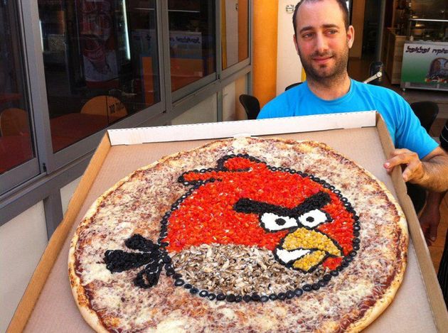 angry birds pizza