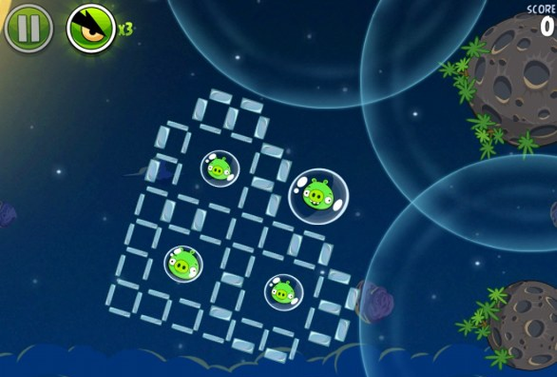 angry birds space casual game