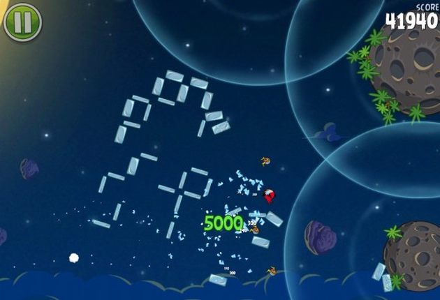 angry birds space successo