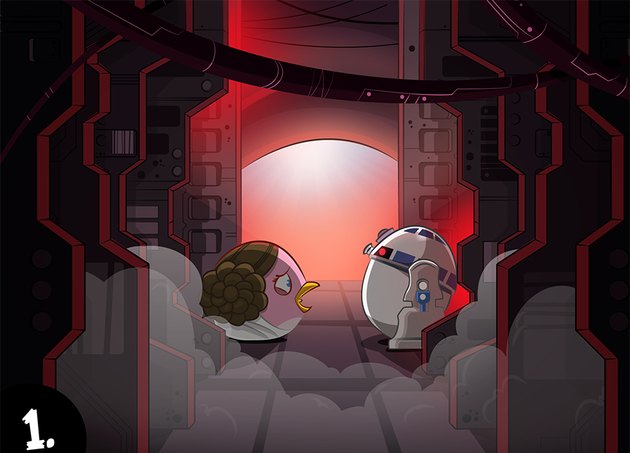 angry birds star wars fumetto