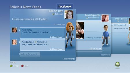 facebook xbox live