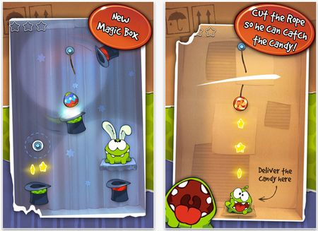 giochi iphone app store nuovo update cut the rope