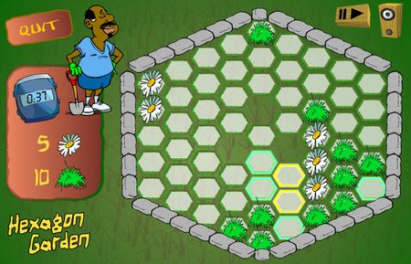 giochi logica online hexagon garden