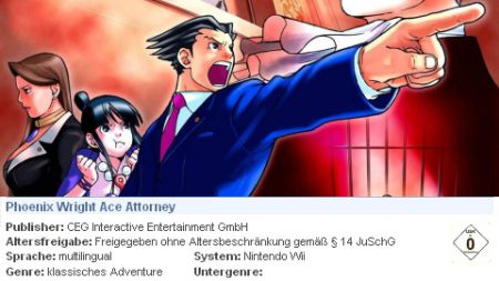 Wii Phoenix Wright