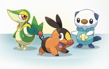 pokemon bianco e nero starter immagini