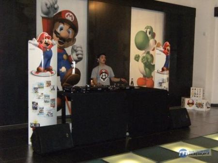 Momento della presentazione italiana di Super Mario Galaxy 2