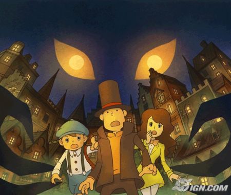 Screenshot da Professor Layton and the Devil’s Flute