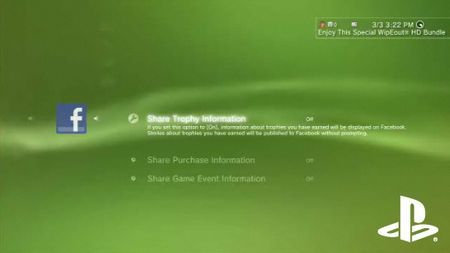 PS3 Facebook