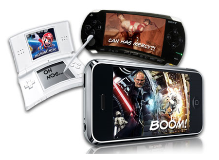 Sony PSP Nintendo DS iPhone