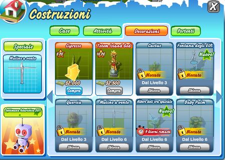 trucchi millionaire city decorazioni edifici commerciali