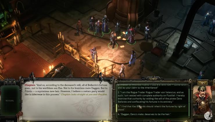 I fan di Baldur's Gate 3 attratti da Warhammer 40K Rogue Trader