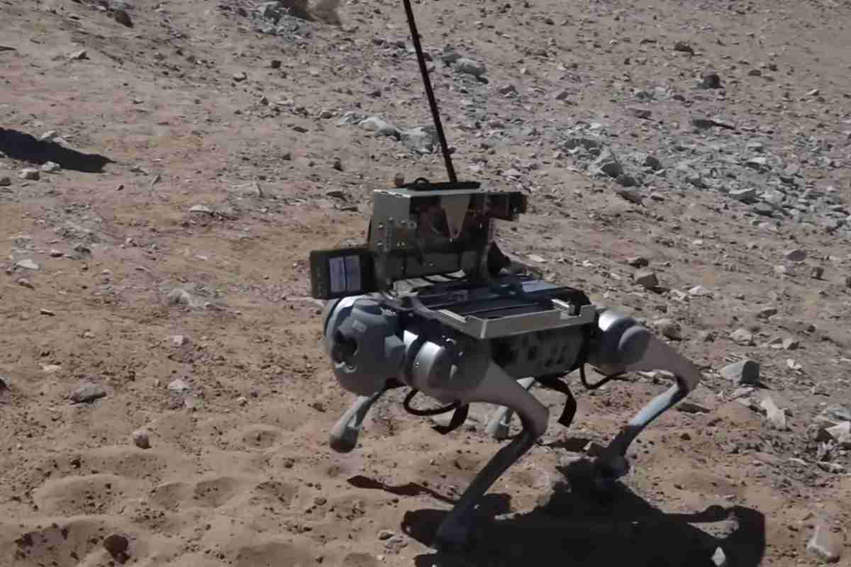 è stato presentato un cane robot lanciamissili