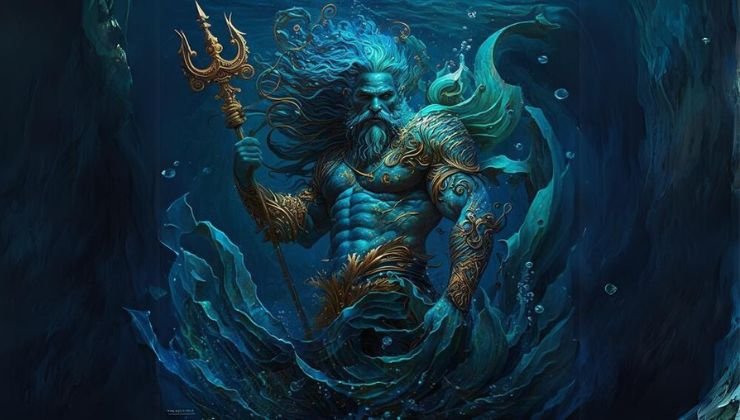 la divinità misteriosa è Poseidone