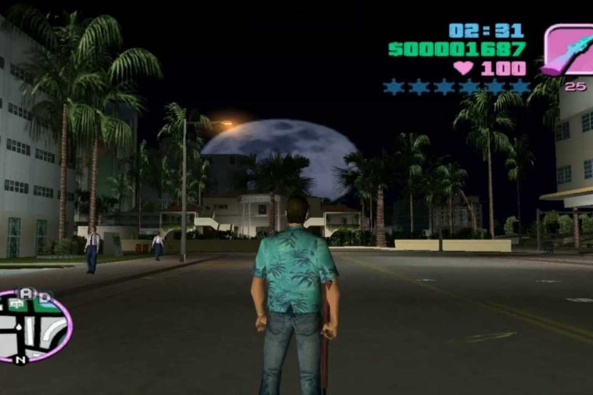 scoperto il mistero della luna in GTA vice city