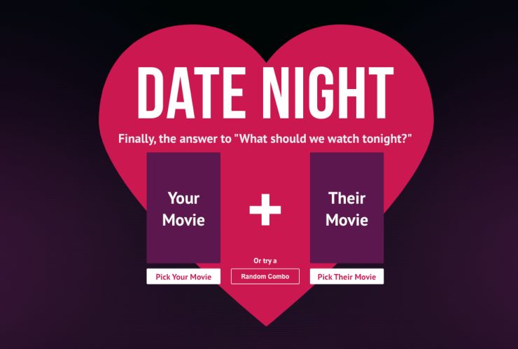 per decidere un film da vedere in coppia si può usare date night movies