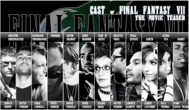 Il cast di Final Fantasy VII the movie